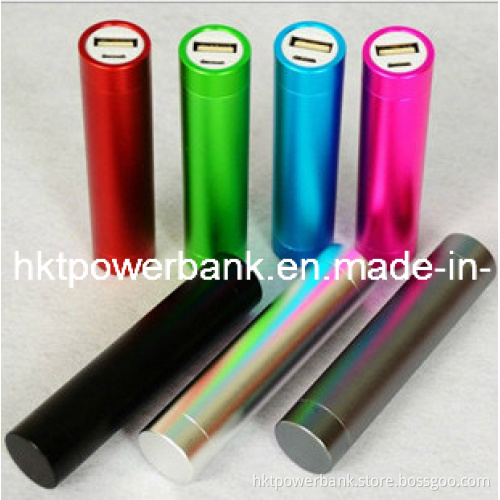 The Small Cylindrical and Portable Aluminum Alloy Power Bank